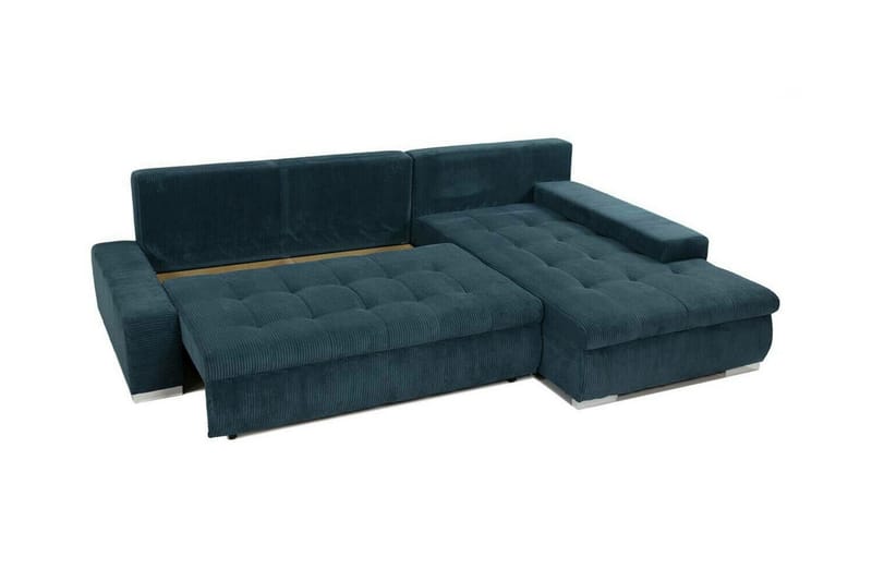 Cerys 3-sits Hörnbäddsoffa Dark blue - Møbler - Sofaer - Sovesofaer