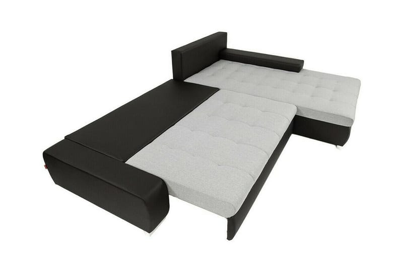Cerys 3-sits Hörnbäddsoffa NO_BRAND White - Møbler - Sofaer - Sovesofaer