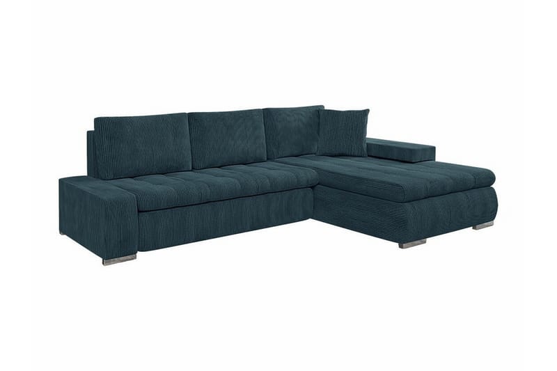 Cerys 3-personers Hjørnesovesofa - Mørkeblå - Møbler - Sofaer - Sovesofaer