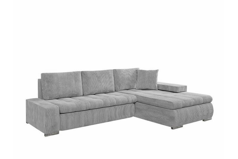 Cerys 3-personers Hjørnesovesofa - Lysegrå/Mørkegrå - Møbler - Sofaer - Sovesofaer
