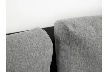 Cerys Hjørnesovesofa Universal 140x252 cm med Opbevaring i Stof - Grå - Møbler - Sofaer - Sovesofaer