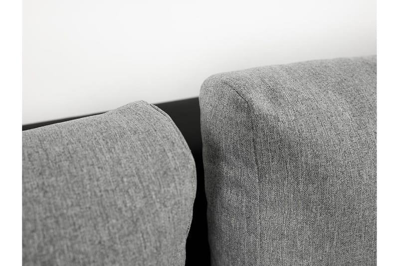 Cerys Hjørnesovesofa Universal 140x252 cm med Opbevaring i Stof - Grå - Møbler - Sofaer - Sovesofaer