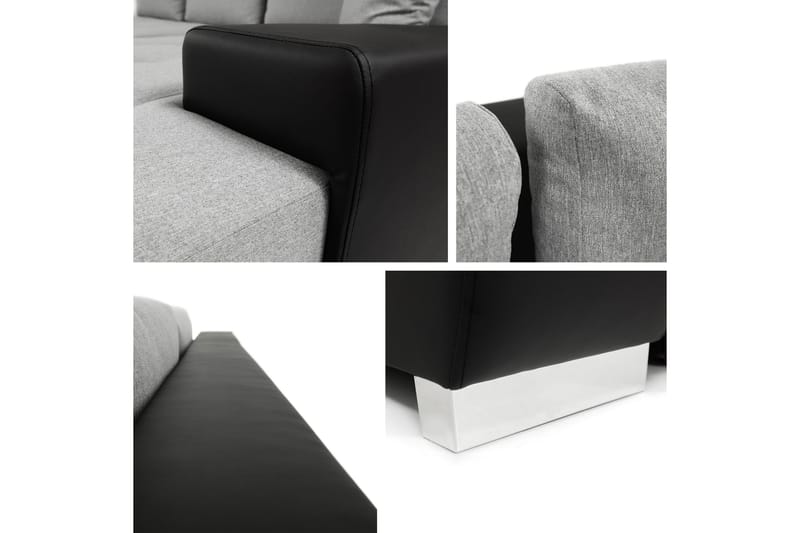 Cerys Sovesofa Med 3-Personers Divan - Beige - Møbler - Sofaer - Sovesofaer