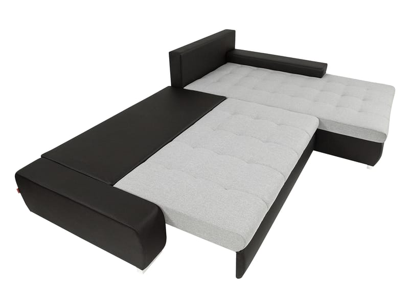 Cerys Sovesofa med chaiselong 4-personers - Grå - Møbler - Sofaer - Sovesofaer