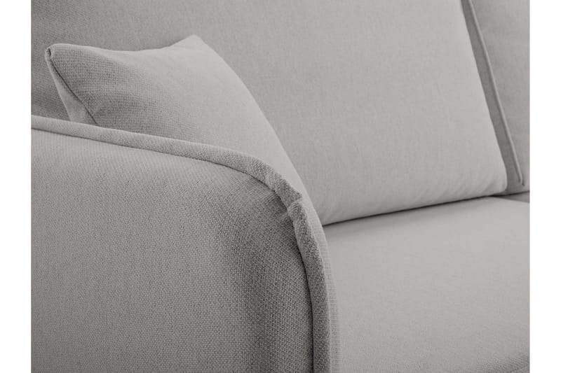 Chandru Sovesofa med Chaiselong 3-personers i Plys - Gul - Møbler - Sofaer - Sovesofaer