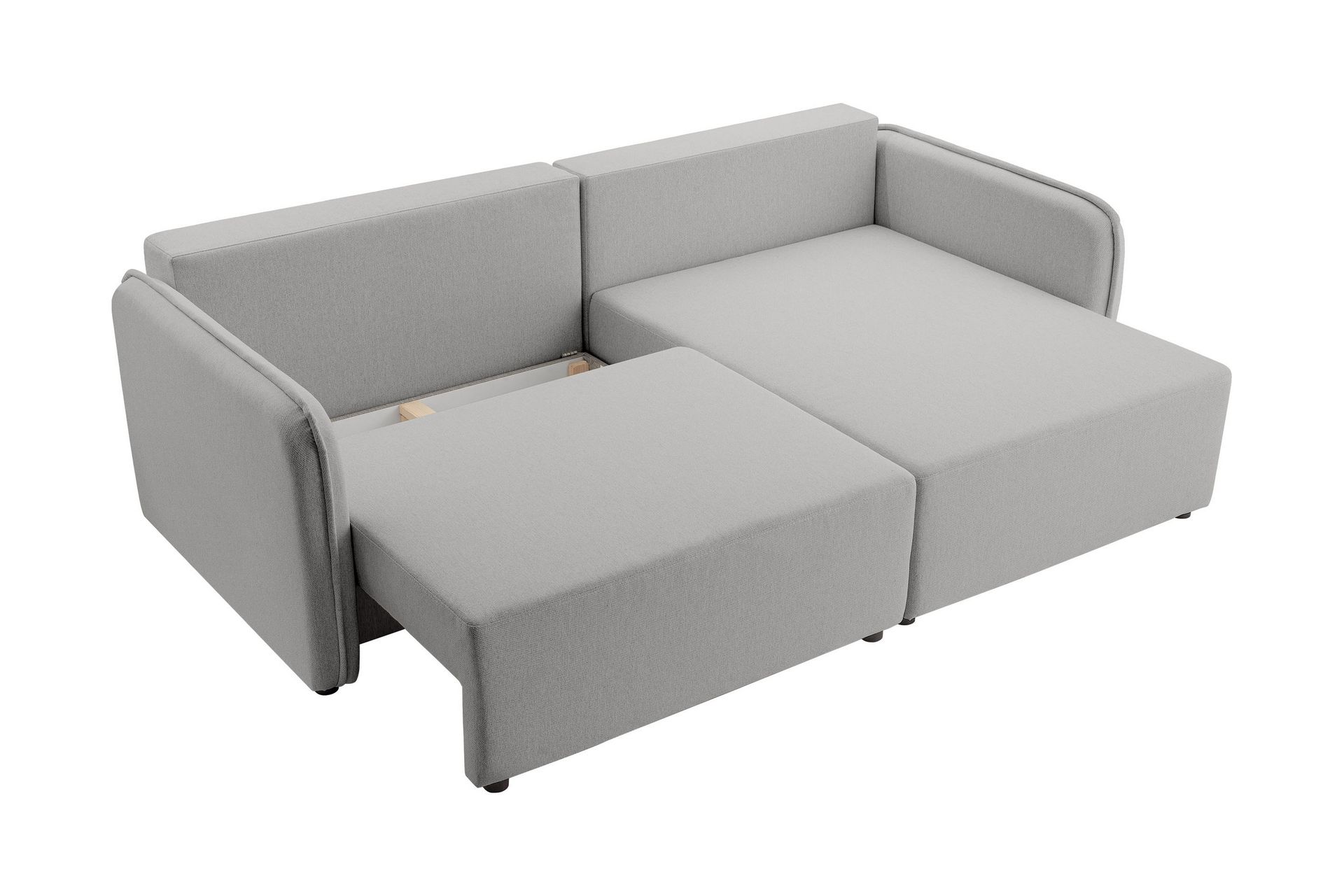 Chandru Sovesofa med Chaiselong 3-personers - Grå - Møbler - Sofaer - Sovesofaer