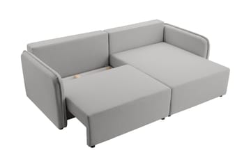 Chandru Sovesofa med Chaiselong 3-personers - Grå - Møbler - Sofaer - Sovesofaer