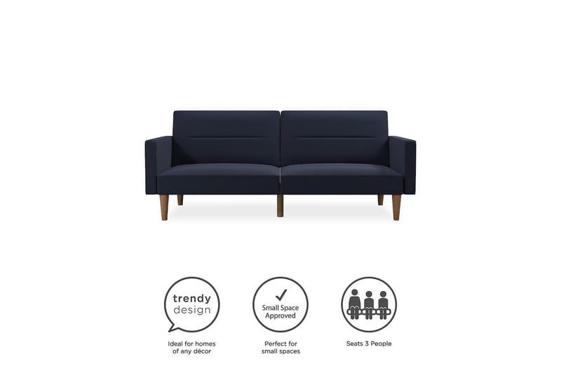 Channel Tuftet 2-personers Sovesofa Marineblå - Dorel Home - Møbler - Sofaer - Sovesofaer
