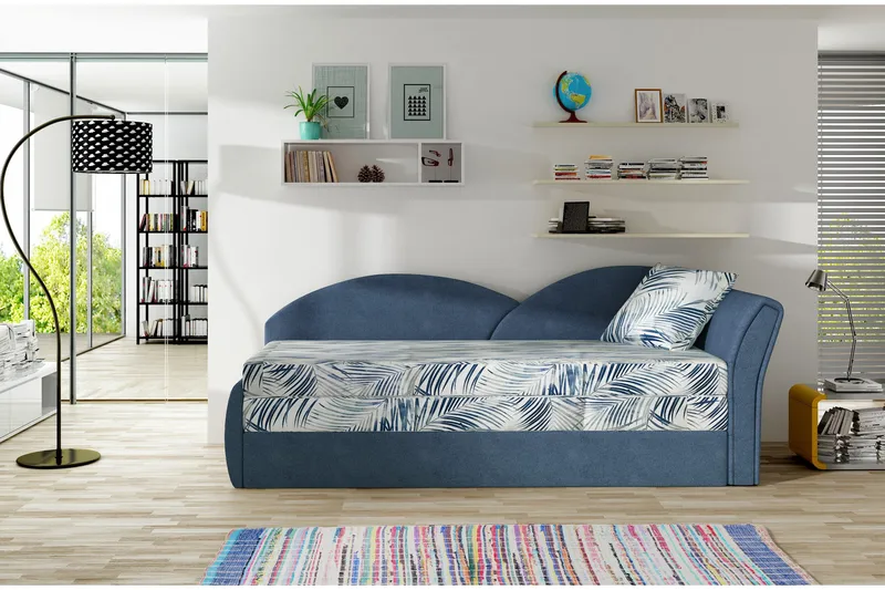 Chasidi sovesofa, Flerfarvet/Rød