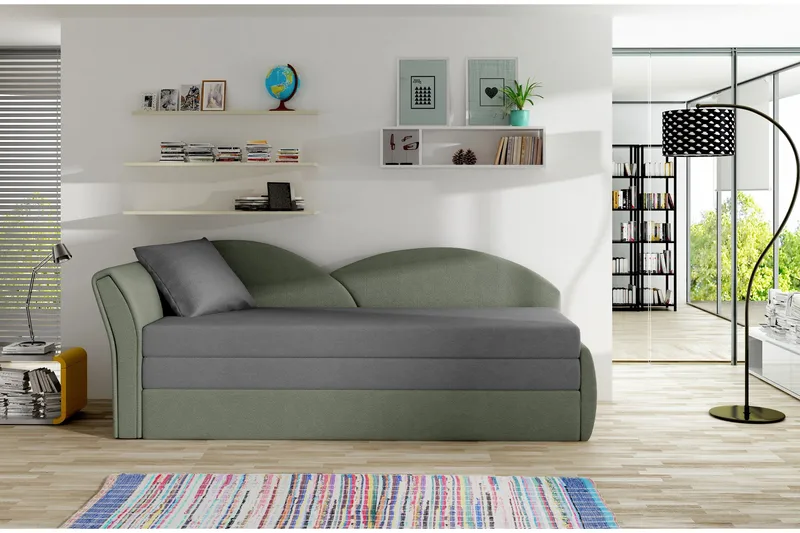 Chasidi sovesofa, Grå/Grøn