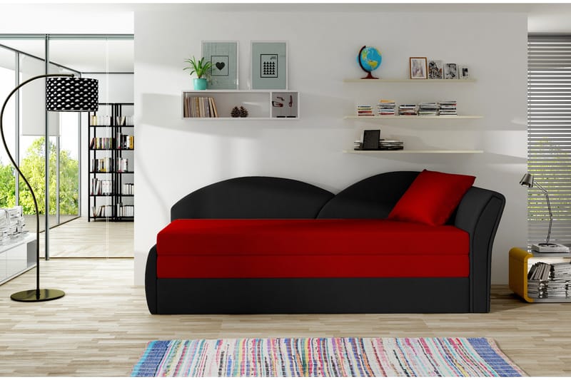 Chasidi sovesofa, Rød/Sort
