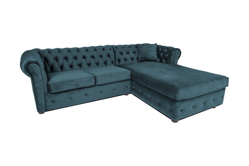 Chesterfield Deluxe sovesofa 2-Pers. med chaiselong - Sovesofaer - Sovesofa chaiselong