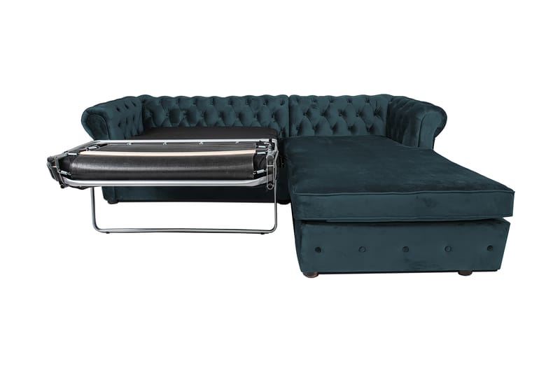 Chesterfield Deluxe sovesofa 2-Pers. med chaiselong - Sovesofaer - Sovesofa chaiselong