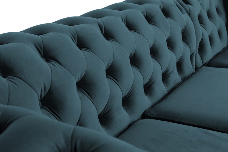 Chesterfield Deluxe sovesofa 2-Pers. med chaiselong - Sovesofaer - Sovesofa chaiselong