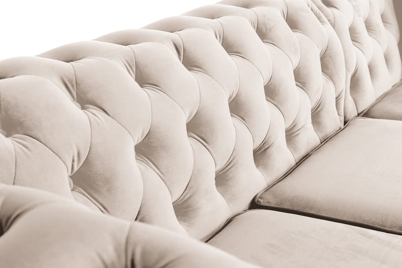 Chesterfield Deluxe sovesofa 2-Pers. med chaiselong - Sovesofaer - Sovesofa chaiselong