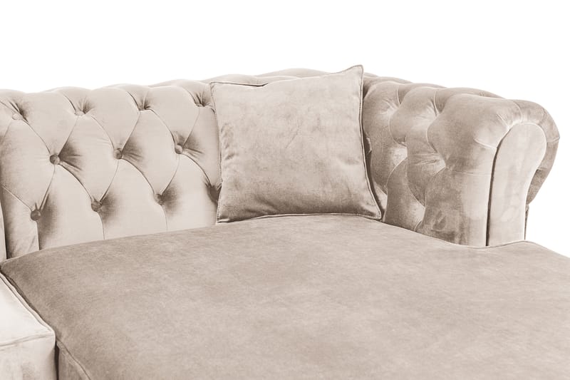 Chesterfield Deluxe sovesofa 2-Pers. med chaiselong - Sovesofaer - Sovesofa chaiselong