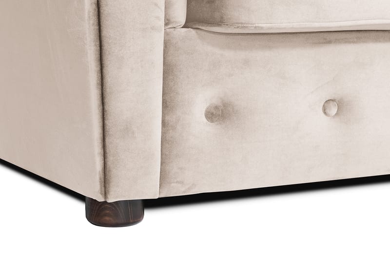 Chesterfield Deluxe sovesofa 2-Pers. med chaiselong - Sovesofaer - Sovesofa chaiselong