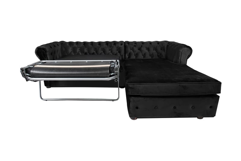 Chesterfield Deluxe sovesofa 2-Pers. med chaiselong - Sovesofaer - Sovesofa chaiselong