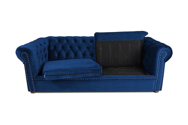 Chesterfield Deluxe sovesofa 3-Pers. - Møbler - Sofaer - Sovesofaer