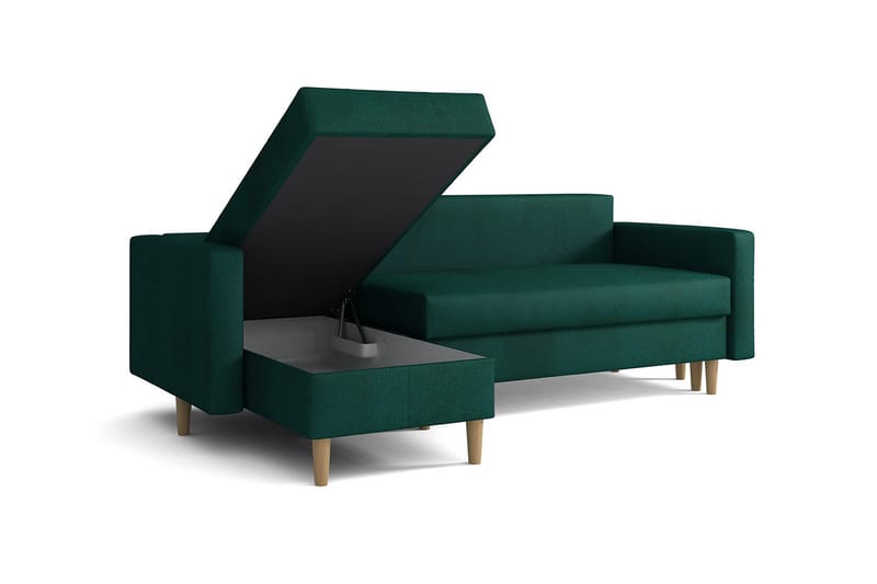 Christopher Sovesofa med divan - Sovesofaer - Sovesofa chaiselong - Velour sofaer