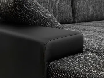 Cillo 5-personers U-formet sovesofa med dobbelt chaiselong - hvid - Møbler - Sofaer - Sovesofaer