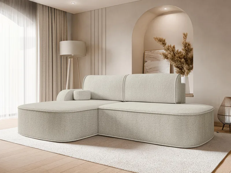 Cinrel Sovesofa med chaiselong 3-personers - Beige - Møbler - Sofaer - Sovesofaer
