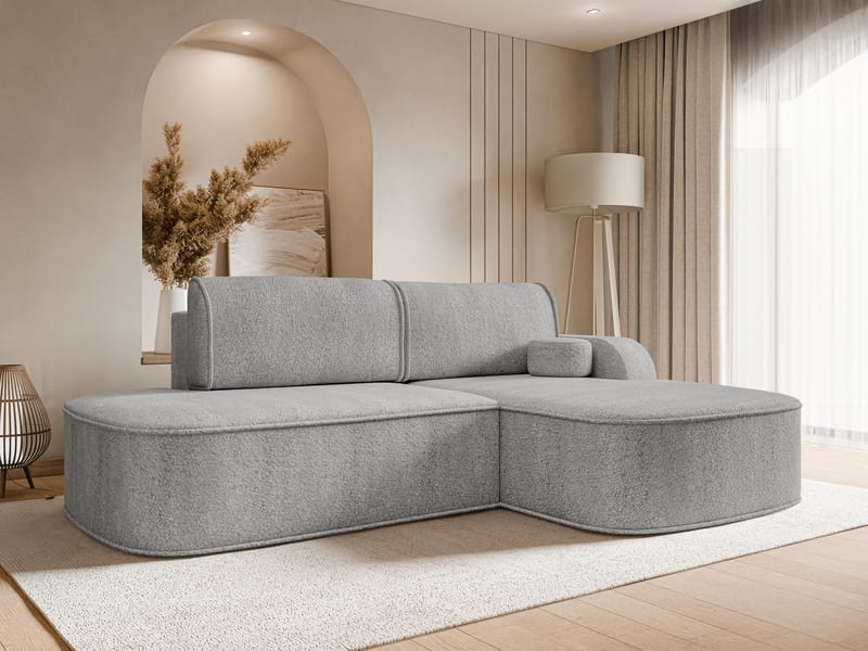 Cinrel Sovesofa med chaiselong 3-personers - Grå - Møbler - Sofaer - Sovesofaer