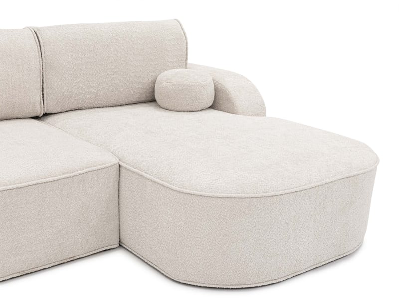 Cinrel Sovesofa med chaiselong 3-personers - Beige - Møbler - Sofaer - Sovesofaer