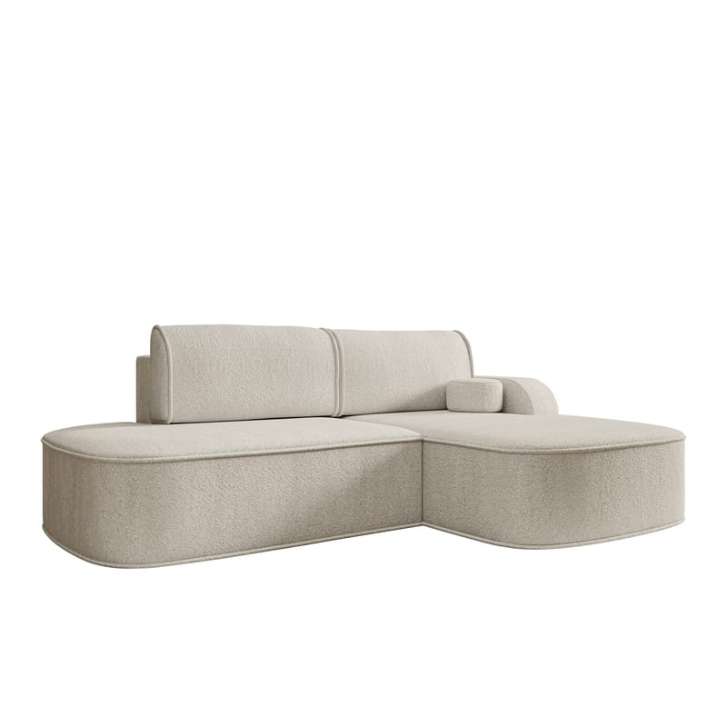 Cinrel Sovesofa med chaiselong 3-personers - Beige - Møbler - Sofaer - Sovesofaer