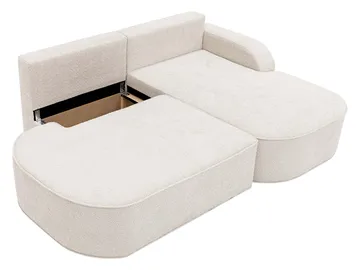 Cinrel Sovesofa med chaiselong 3-personers - Grå - Møbler - Sofaer - Sovesofaer