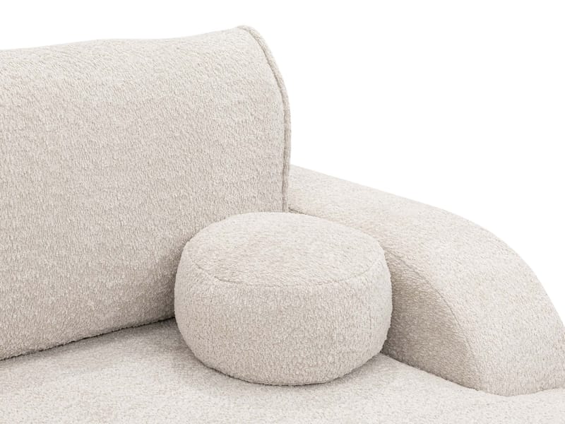 Cinrel Sovesofa med chaiselong 3-personers - Beige - Møbler - Sofaer - Sovesofaer