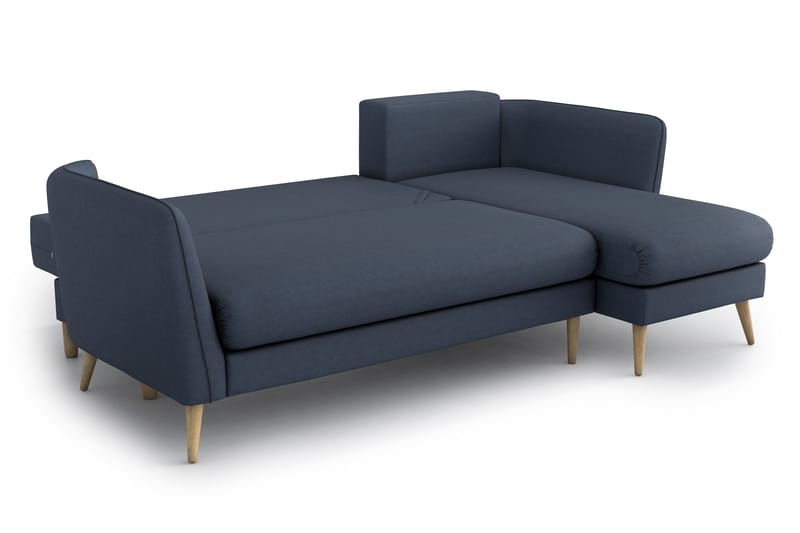 Claravik Divan sofa - Blå - Sovesofaer - Sovesofa chaiselong