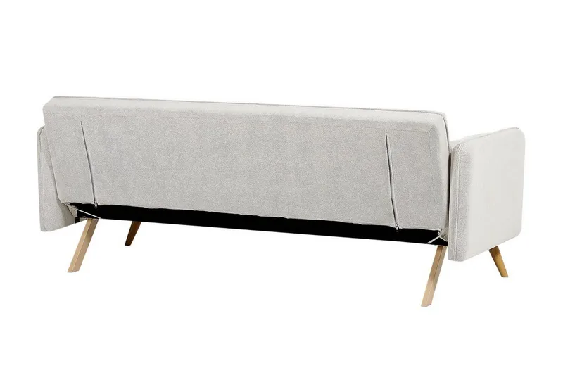 Clem Sovesofa 3-personers - Grå/Lyst træ - Møbler - Sofaer - Sovesofaer