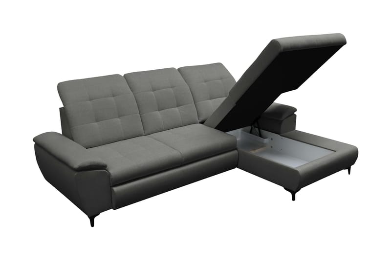 Crystalina Sovesofa med Chaiselong 3-personers - Beige - Møbler - Sofaer - Sovesofaer