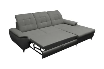 Crystalina Sovesofa med Chaiselong 3-personers - Beige - Møbler - Sofaer - Sovesofaer