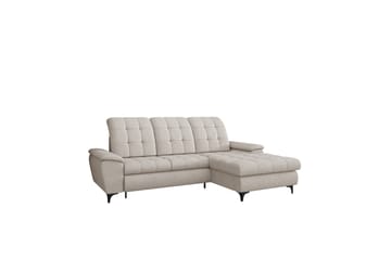 Crystalina Sovesofa med Chaiselong 3-personers - Beige - Møbler - Sofaer - Sovesofaer