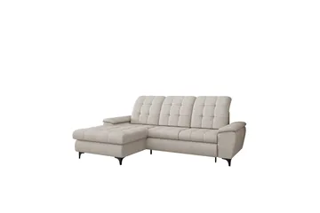 Crystalina Sovesofa med Chaiselong 3-personers - Beige - Møbler - Sofaer - Sovesofaer