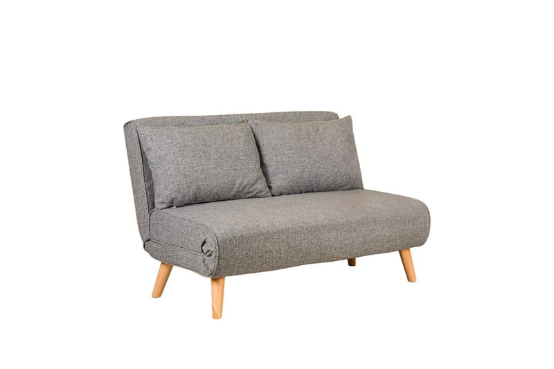 Daigo 2-personers Sammenklappelig Sovesofa 120x180 cm i Stof, Grå