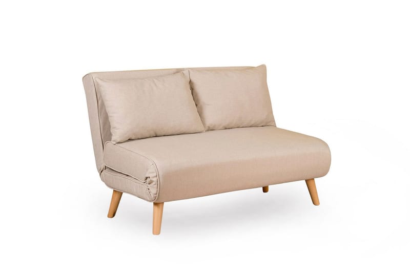 Daigo 2-personers Sovesofa 120x180 cm i Stof - Beige - Møbler - Sofaer - Sovesofaer