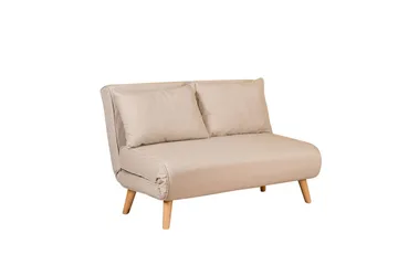 Daigo 2-personers Sovesofa 120x180 cm i Stof - Beige - Møbler - Sofaer - Sovesofaer