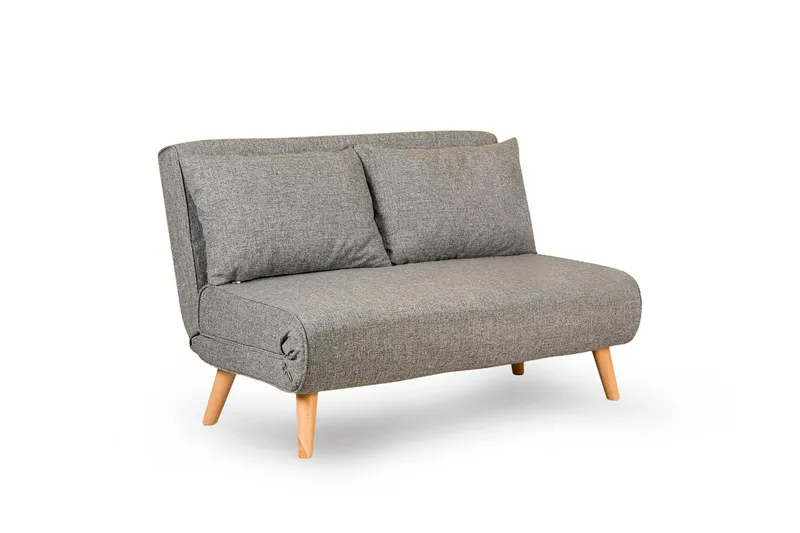 Daigo 2-personers Sammenklappelig Sovesofa 120x180 cm i Stof - Grå - Møbler - Sofaer - Sovesofaer