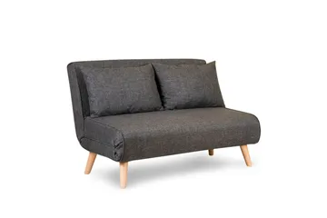 Daigo Lille 2-sæders Sovesofa med Fremadudtræk 120x180 cm i Stof - Grå - Møbler - Sofaer - Sovesofaer