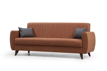 Dalima Sovesofa 3-personers - Rød - Møbler - Sofaer - Sovesofaer
