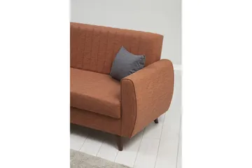 Dalima Sovesofa 3-personers - Rød - Møbler - Sofaer - Sovesofaer