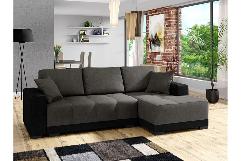 Dallas Sovesofa med diva 240x140x80 cm - Møbler - Sofaer - Sovesofaer