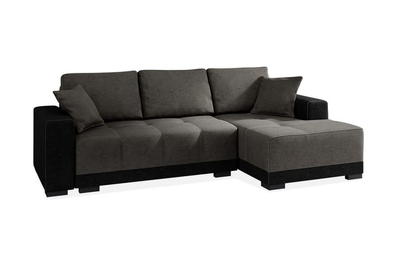 Dallas Sovesofa med diva 240x140x80 cm - Sovesofaer - Sovesofa chaiselong - Velour sofaer