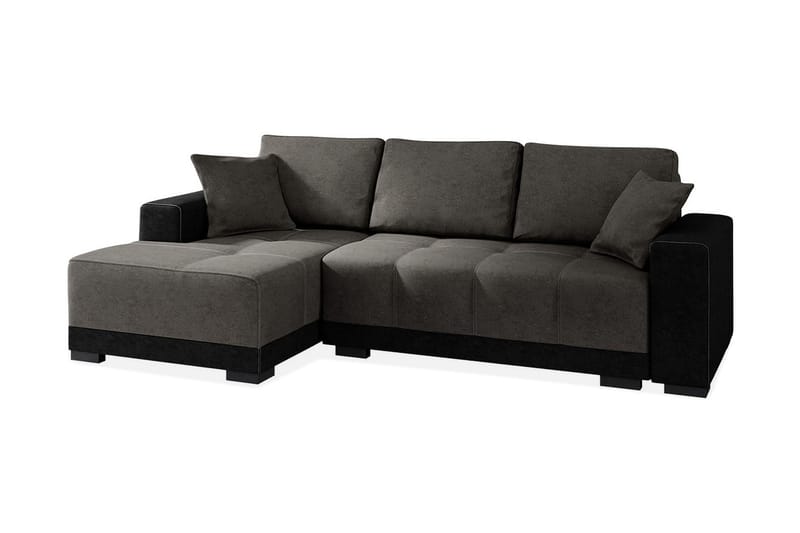 Dallas Sovesofa med diva 240x140x80 cm - Sovesofaer - Sovesofa chaiselong - Velour sofaer