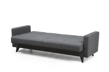 Darcia 3-personers Sovesofa 55x183 cm med Opbevaring i Stof - Grå - Møbler - Sofaer - Sovesofaer