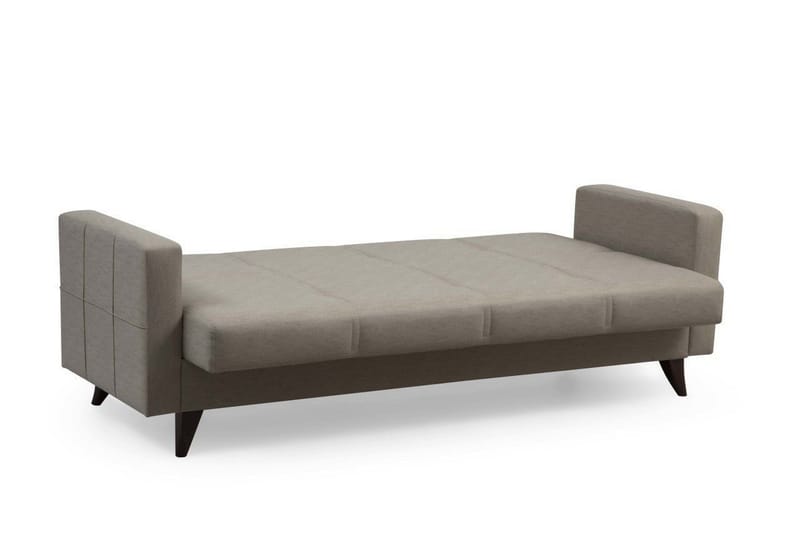 Darcia 3-personers Sovesofa 75x183 cm med Opbevaring i Stof - Beige - Møbler - Sofaer - Sovesofaer