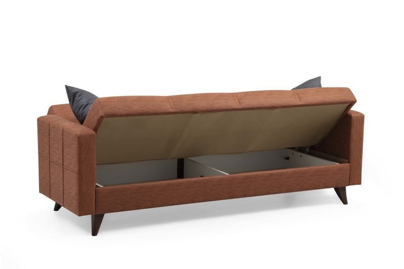 Darcia Sovesofa 3-personers - Rød - Møbler - Sofaer - Sovesofaer